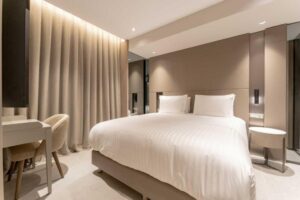 One-Bedroom Queen Suite with Terrace and Sofa Bed - City View