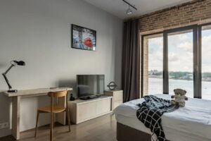 Studio With A Panoramic View Of The Neva River