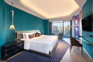 Wonderful, Guest room, 1 King, City view, Balcony