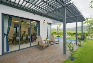 Three-Bedroom Villa with Garden View