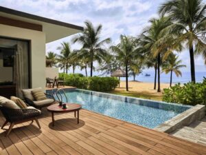 Three-Bedroom Beach Front Villa with Private Pool