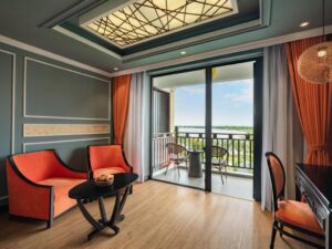 Deluxe River view with balcony