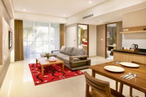Family Room with Pool View