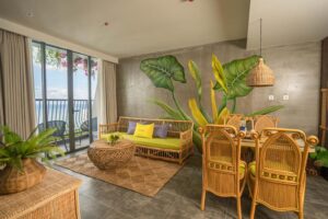 Family Room with Mountain View