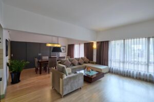 One-Bedroom King Suite with City View and Club Millésime Access