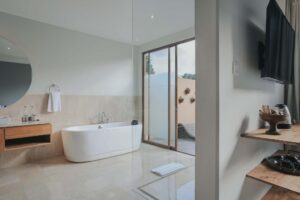 One-Bedroom Private Pool Villa with Waterfall View