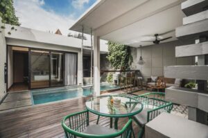 One-Bedroom Villa with Private Pool and Floating Bathtub