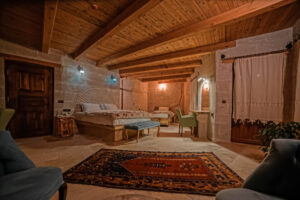 Triple Cave Room with Balcony