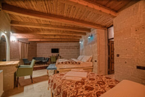 Triple Cave Room with Balcony