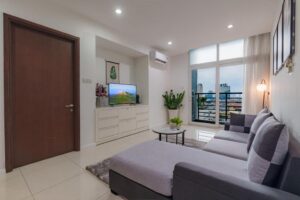 Two-Bedroom Apartment with Balcony