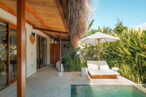 Private beachfront pool villa, 2 bedroom